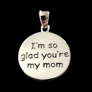 Sterling Silver Mother's Day Pendant Charm